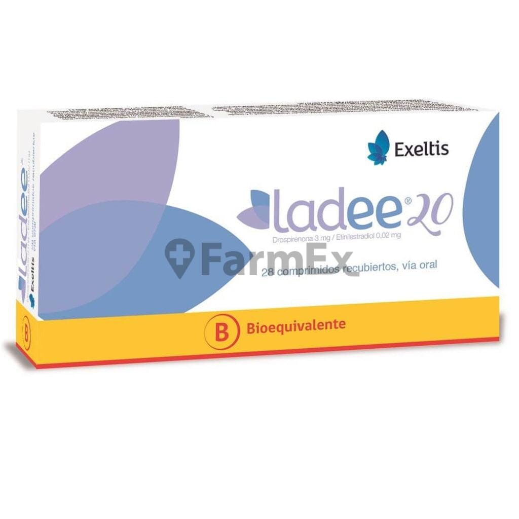 Ladee 20 x 28 comprimidos susc-1 de 3 meses Farmex-Suscripciones-Persistente
